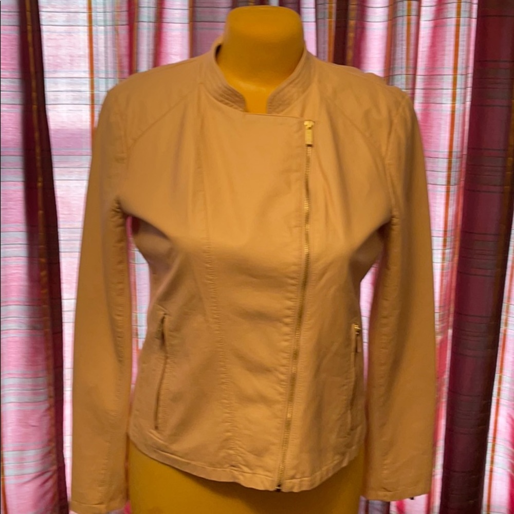 Calvin Klein leather look jacket